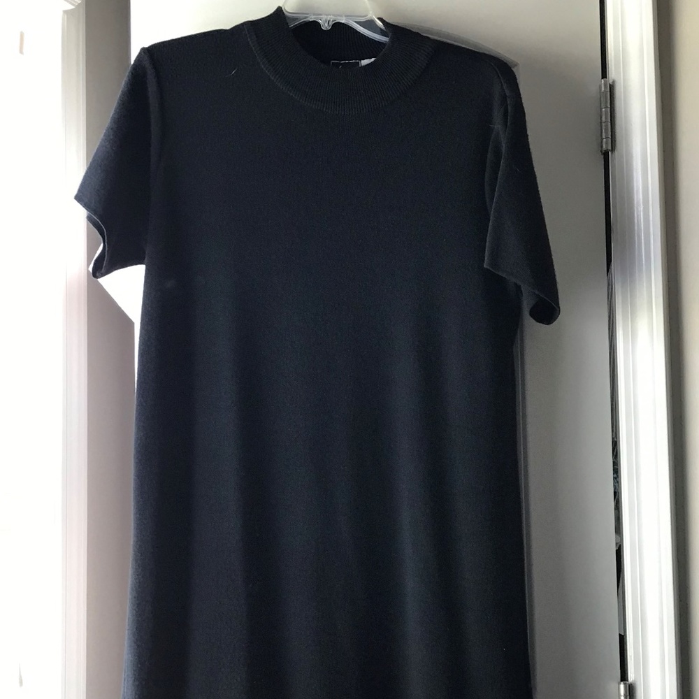 Black Knit Dress - image 1